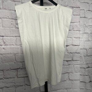 Frankie Shop Sleeveless Top with Shoulder Pads